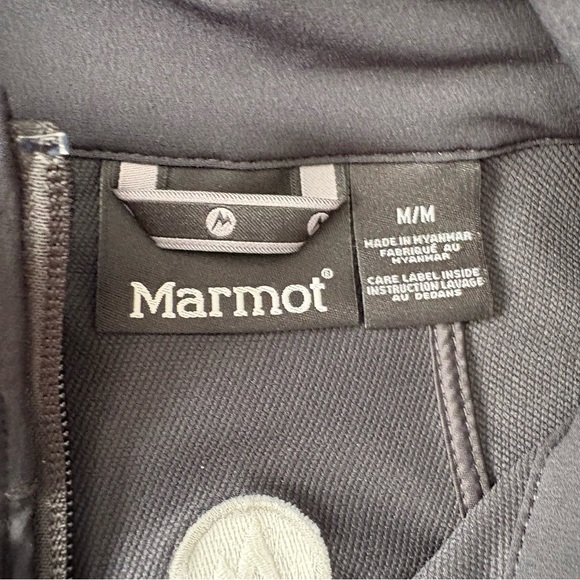 MARMOT NWT Softshell Jacket in Black Size Medium -- NWT - Picture 6 of 8